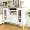 MODFU  Sideboard Beistellschrank mit Glasfronten und Produktbild-Vorschau 4