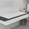 vidaXL Einbauwaschbecken 101x39,5x18,5 cm Keramik Weiß Produktbild-Vorschau 2