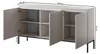 Selsey Sideboard Bemmi Kommode 3-türig, Beige mit schwarzen Produktbild-Vorschau 7