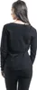 Black Premium by EMP Damen schwarzes Langarmshirt mit Produktbild-Vorschau 6