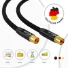 Antennenkabel Digital TV Kabel 135db Koax Stecker Buchse Produktbild-Vorschau 2