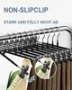10 Kleiderbügel mit Clips zur einfachen Aufbewahrung der Produktbild-Vorschau 3