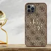 Guess 4G Big Metal Logo - pouzdro pro iPhone 13 Pro (hnědé) Náhled obrázku produktu 18