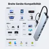 USB-C Multiport Hub – 7 in 1 Adapter mit USB 3.0 & USB-C Produktbild-Vorschau 6