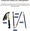 Faltbarer Wanderstock Ultraleicht, Carbon & Aluminium, Produktbild-Vorschau 6