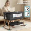 COMOMY 3-in-1 Babybett, Beistellbett Baby, Stubenwagen Baby Produktbild-Vorschau 3