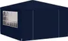vidaXL Profi-Partyzelt mit Seitenwänden 4×4 m Blau 90 g/m² Produktbild-Vorschau 2