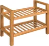 Stojak Na Buty Z 2 Półkami, 49,5X27X40 Cm, Lite Drewno Podgląd zdjęcia produktu 5