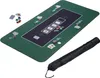 Tappetino da poker Relaxdays 180 x 90 cm, Texas Hold'em, Anteprima dell’immagine prodotto 1