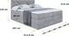 ALTDECOR Boxspringbett mit H3 Matratze-Bonellfederung, H4 Produktbild-Vorschau 6