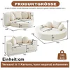 Sofa-łóżko 4 w 1, półokrągła sofa/okrągłe łóżko, 2 okrągłe Podgląd zdjęcia produktu 2