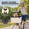 PawHut Hundekorb Fahrrad Vorne 2-in-1 Tragbarer Produktbild-Vorschau 5