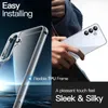 Pokrowiec ochronny na Samsung Galaxy S25 Transparent Slim Podgląd zdjęcia produktu 7