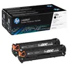 HP 128A CE320AD black Doppelpack Produktbild-Vorschau 3