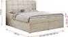 Boxspringbett zwei Bettkästen, Doppelbett mit Kopfstütze - Produktbild-Vorschau 5