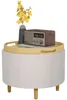 Homcom HOMCOM Sgabello imbottito con ripiano 838-434V80 Anteprima dell’immagine prodotto 1