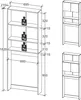 Armoire de machine à laver / Armoire de surconstruction Voir les images du produit 6