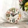 Holzuhr, Wanduhr aus Holz, runde Uhr aus Holz, Wanduhr aus Produktbild-Vorschau 1