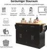 MODFU Îlot de Cuisine Mobile avec Plateau Rabattable - Voir les images du produit 5
