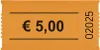 Tickets de consommation sur un rouleau CombiCraft - 5,00 € Voir les images du produit 2