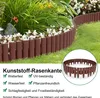 Bettizia 10 Stück Rasenkante Holzoptik Beeteinfassung Produktbild-Vorschau 4