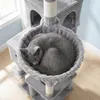 Fobyfurny Kratzbaum, 201 cm XXL Katzenbaum mit 9 Produktbild-Vorschau 3