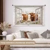 MuchoWow® Wandteppich Wandbehang Durchblick - Schottische Produktbild-Vorschau 2