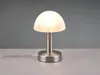 LED Tischleuchte mit Touch Dimmer - Pilzlampe Silber mit Produktbild-Vorschau 3