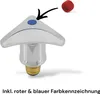 Hahnoberteil mit Dreisterngriff Sanitäroberteil Kalt- & Produktbild-Vorschau 2