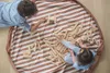 Play&Go Spielzeugsack/Spielmatte 140cm, Stripes Brown Produktbild-Vorschau 4