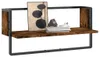 vidaXL Wandregal mit Stange Räuchereiche 65x25x30 cm Produktbild-Vorschau 3