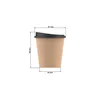Kaffeebecher BPA-frei "ToGo" 200 ml – Geschmacksneutraler Produktbild-Vorschau 2
