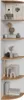 A corner shelf unit filled with decorative items. Voir les images du produit