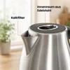 Bouilloire Huslog 1,7l acier inoxydable argenté Voir les images du produit 10