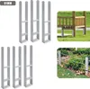 SWANEW 6x H-Anker Pfostenträger Gartenspielgeräte-Zubehör Produktbild-Vorschau 8