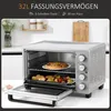 HOMdotCOM HOMdotCOM Mini forno 52,2 cm x 38,1 cm x 33,5 cm Anteprima dell’immagine prodotto 4