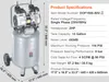 SucceBuy 13 Gallonen Luftkompressor, 2 PS 4 SCFM@90PSI Produktbild-Vorschau 7