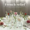 12 pièces de vase en verre ，Décoration de la maison vase de Voir les images du produit 2