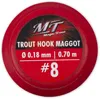Magic Trout Hakengröße 6 Trout Hook Maggot silber Vorfach Produktbild-Vorschau 4