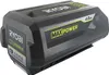 A Ryobi 36V Max Power Lithium+ 4.0 Ah battery with charge indicator. Voir les images du produit