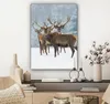 MuchoWow® - Leinwandbilder - Hirsche - Tiere - Schnee - Produktbild-Vorschau 7
