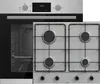 Gasline Einbau Gasherdset Autark mit Einbaubackofen Gasherd Produktbild-Vorschau 1