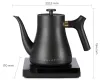 Bouilloire électrique CHiATO flowPLAY Classic, 0.6 l – noir Voir les images du produit 8