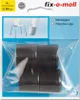 A package of black protective caps for furniture legs. Produktbild-Vorschau