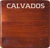 A sample of wood finish color named CALVADOS. Voir les images du produit