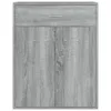 The Living Store Sideboard Grau Sonoma 60x30x75 cm Produktbild-Vorschau 7