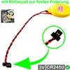 Uhrzeit Batterie CR2450 RTC Bios CMOS mit Kabel und Produktbild-Vorschau 1