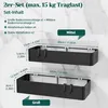 Duschablage, Duschregal, Badregal, ohne Bohren, Edelstahl Produktbild-Vorschau 2