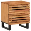 Nachttische 2 Stk. 40x34x46 cm Massivholz Akazie Produktbild-Vorschau 2
