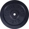 A single black weight plate on a white background. Produktbild-Vorschau